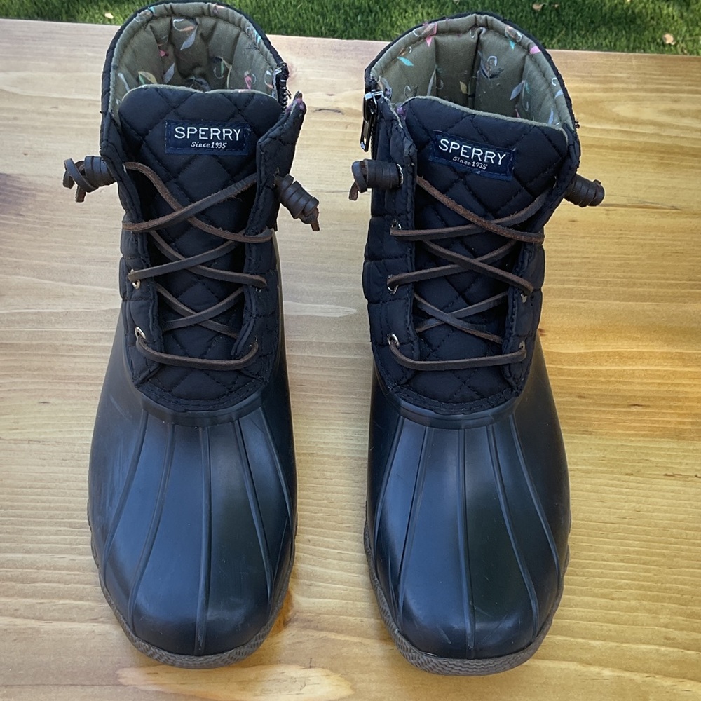Sperry Women’s  Black Duck Boots